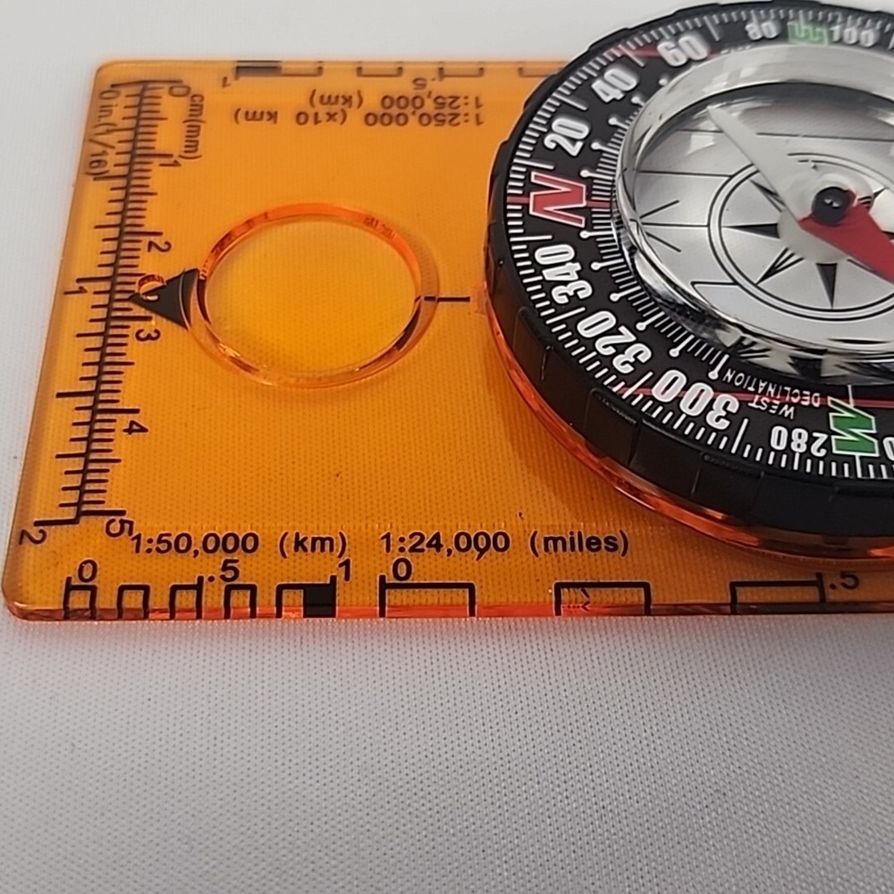 Compass Orienteering Map Reading Navigation Backpacking Hiking Clear Scaled - Picture 8 of 10